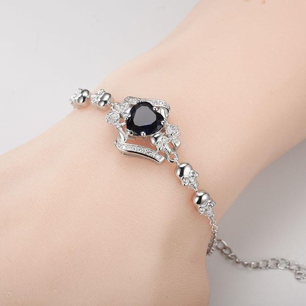

link, chain fashion skull bracelets multi color skeleton bracelet punk gothic black filled women jewelery drop
