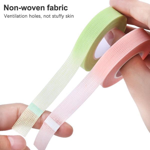 

9m/roll non-woven false eyelash extension tape anti-allergy easy tear eye tapes for grafting fake lash eyeliner lift eyelashes1
