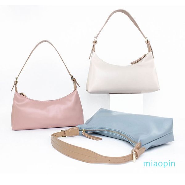 

fashion womens bag trendy ins single shoulder bags soft leather small fresh to wear spring and summer personalized handbag