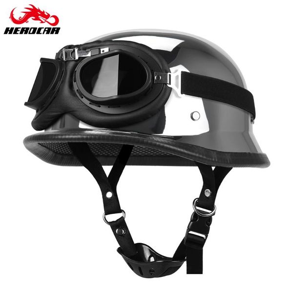 

motorcycle helmets open face helmet accesorios para moto biker motorbike casco vintage half dot certification
