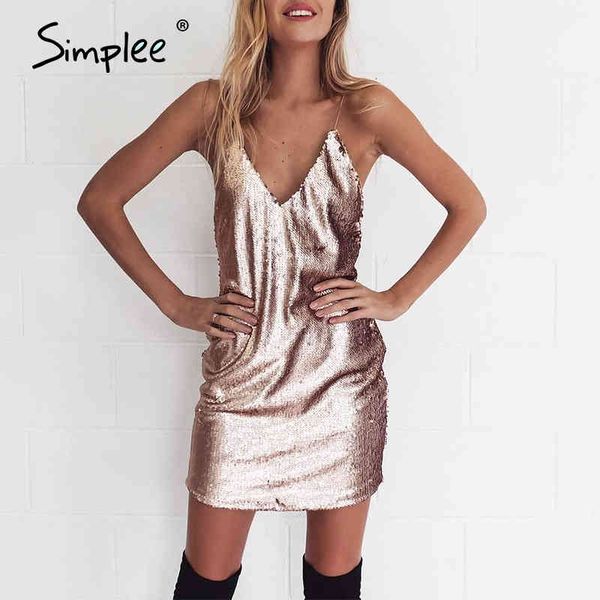 

deep v-neck backless sequins bodycon club party autumn winter strap women dress vestidos ladies dresses 210414, Black;gray