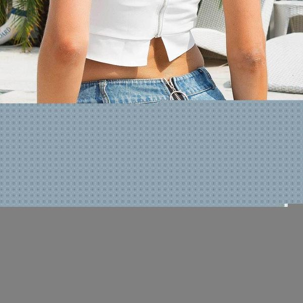 

women's jeans summer denim shorts nightclub dresses high-waisted holes women before the zipper, Blue