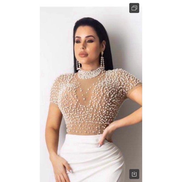 

women's jumpsuits & rompers arrival nude mesh beading bodysuit bikini fashion vintage vstios o8ig, Black;white