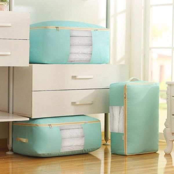 

storage bags foldable soft clothes containers for quilt
