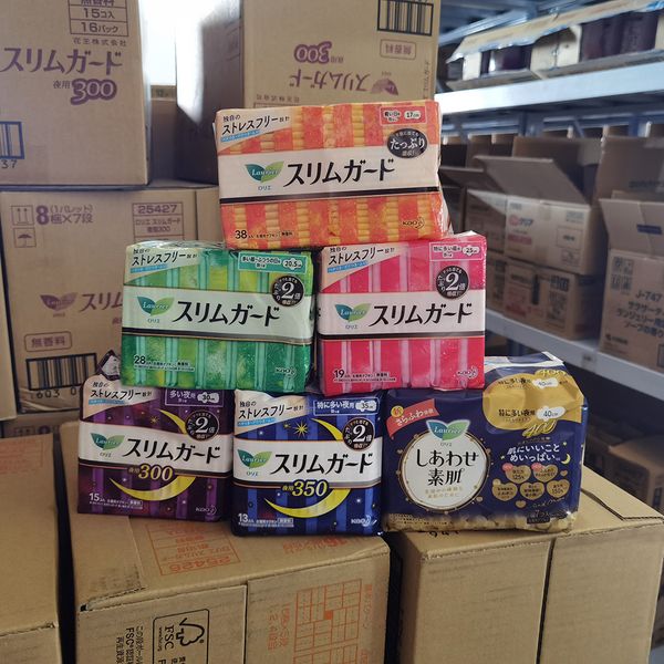 

japane kao s / f seri ultra thin cotton soft daily night sanitary napkin