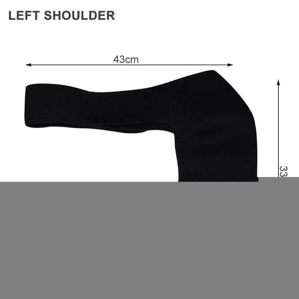 

back support shoulder brace compression sleeve orthopedic care for torn rotator cuff wrap men and women pain relief, Black;blue