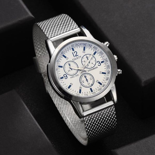 

wristwatches modern luxury men's watches fashion male wristwatch brand easy-to-fit three-eye automatic mechanical watch, Slivery;brown