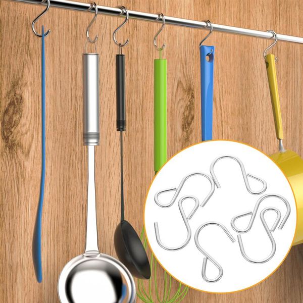 

hooks & rails 100pcs shaped metal hanging kitchen utensils
