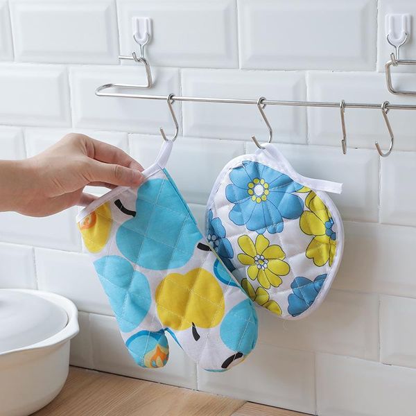 

oven mitts 2 piece/set cute fashion cartoon animal bear kitchen cooking microwave baking bbq potholders gloves