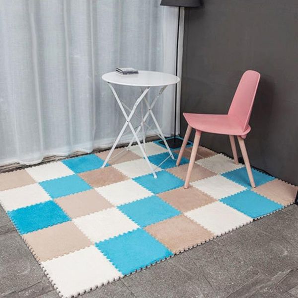 

shaggy super soft velvet carpet livingroom climbing baby foam puzzle mat eco floor diy eva splice carpets