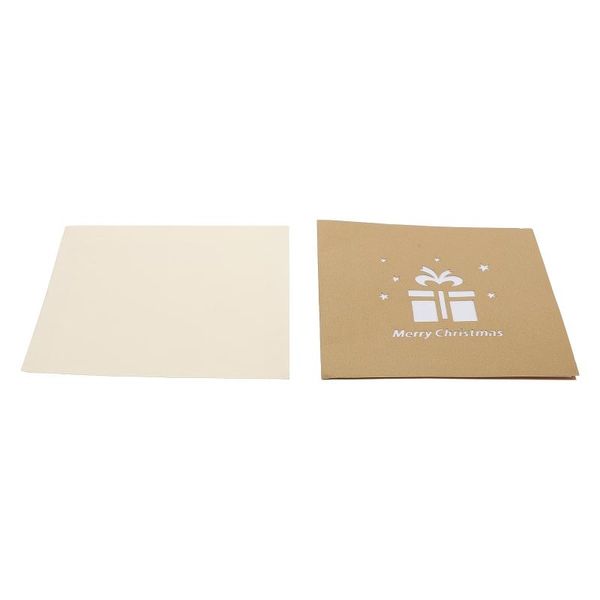 

greeting cards 1pc christmas greeting-card creative three-dimensional festival