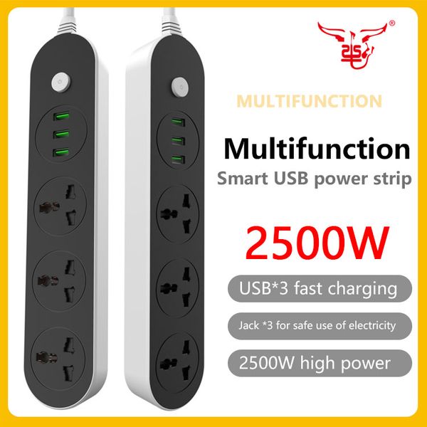 

os-t56 high-power smart socket usb multi-function indoor outdoor home office safe reliable power strip produced by european and american qua