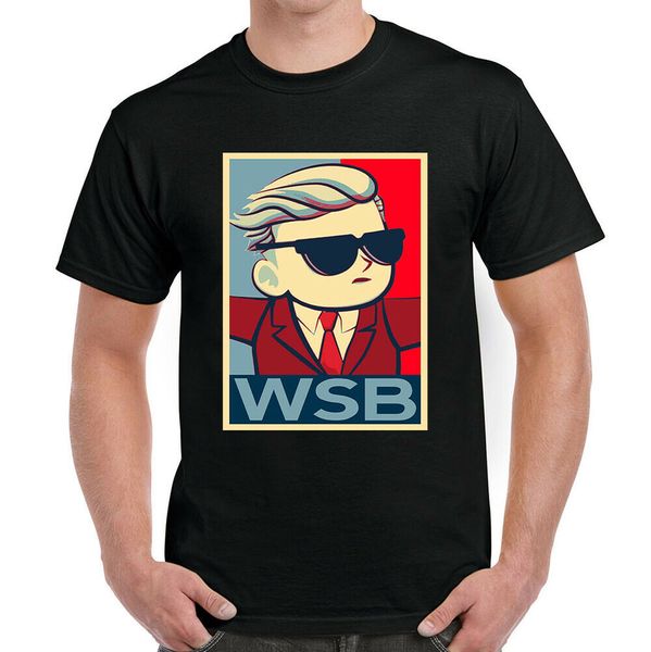 

wallstreetbets stock market vintage t-shirt, White;black