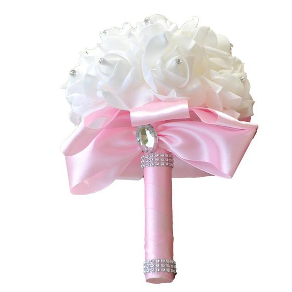 

decorative flowers & wreaths wedding bouquets bride toss artificial holding flower foam bouquet
