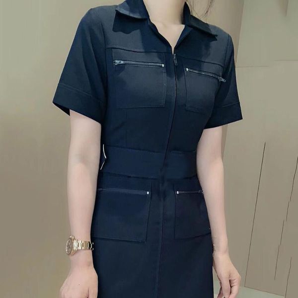 

Women's Jumpsuits & Rompers Spring Trend Short Sleeve Pocket Belt Slim Jumpsuit Fashion Club Party OPL2, Black;white