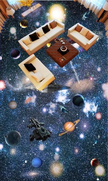 

wallpapers [self-adhesive] 3d spacecraft 1941 floor wallpaper mural wall print decal murals