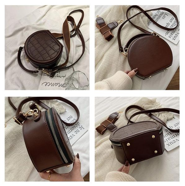 

evening bags crossbody bag for women fashion shoulder black female handbag luxury simple youth lady daily small round