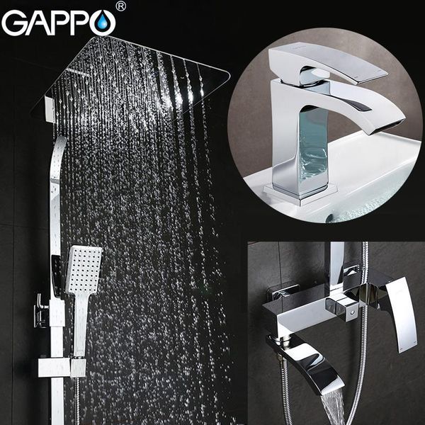 

shower faucets bath tub taps bathroom set mixer faucet basin sink tap system sets