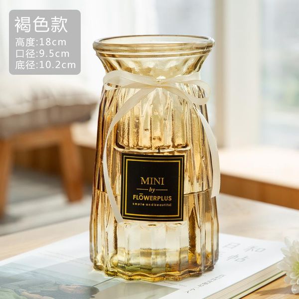 

vases glass small plant vase table transparent office vintage bathroom living room dekoracje do pokoju home decoration dl60hp