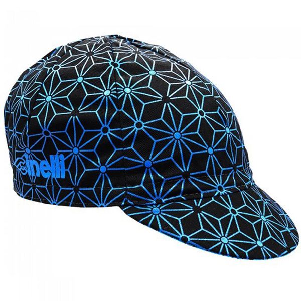 

classical cycling caps oscrolling blue & masks, Black