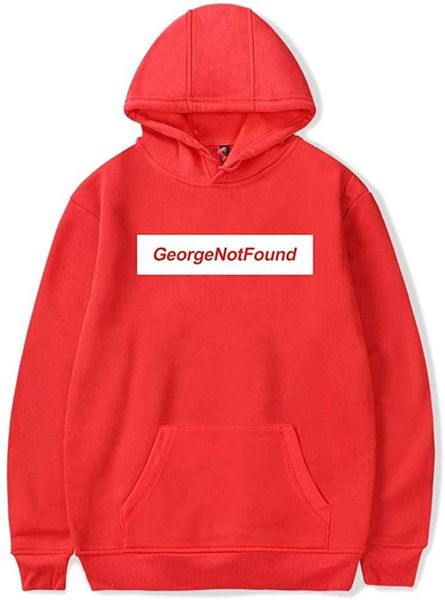 

men's hoodies & sweatshirts georgenotfound merch logo for women men long sleeve sweatshirt hoodie, Black