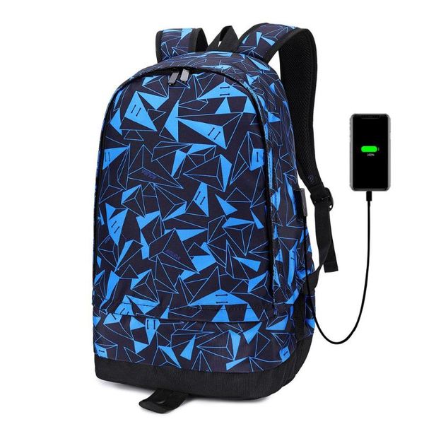 

backpack men bag usb charging smart school men's waterproof travel computer student