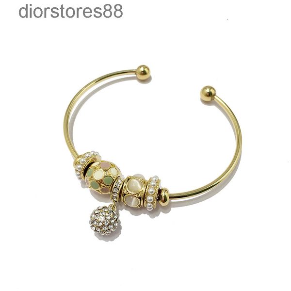 

Bangles Bracelet 56 Micro Inlaid Zircon Oil Dripping Glass, Black
