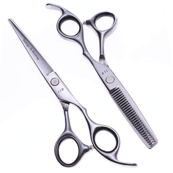

hair scissors 6 inch professional stainless steel salon cutting/thinning hairdressing shears regular blade styling tools
