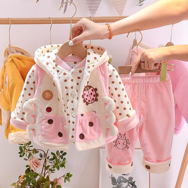 

down coat princess girls thin cotton lace three piece suit 5, Blue;gray