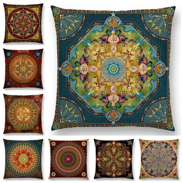 

cushion/decorative pillow bible mandala middle east armenia india oriental bliss sun moon ararat flower arabesque cushion cover sofa case