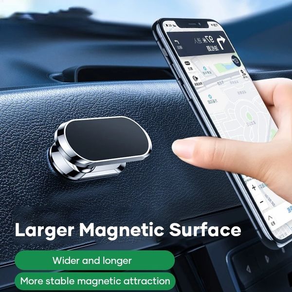 Mini F16 Suporte do suporte do telefone do carro magnético para smartphones 12 pro max metal imã de gps carro de montagem de carro