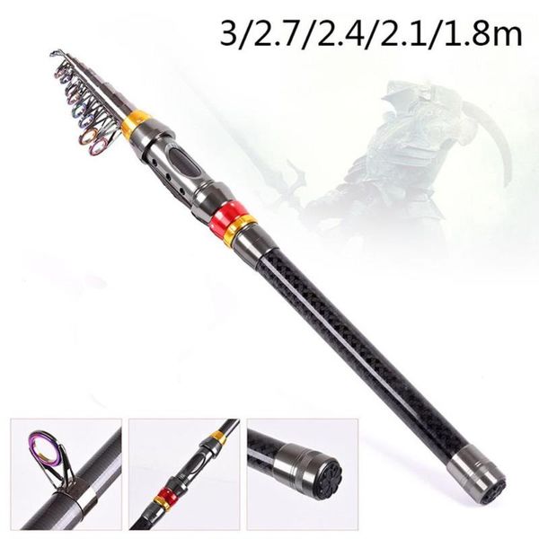 

portable fishing rod 1.8-3.0m high carbon carp tackle assembly boat rods