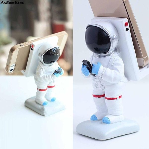 

cell phone mounts & holders bracket base resin ipad display stand for home desk decoration accessories astronaut space dreamer mobile holder