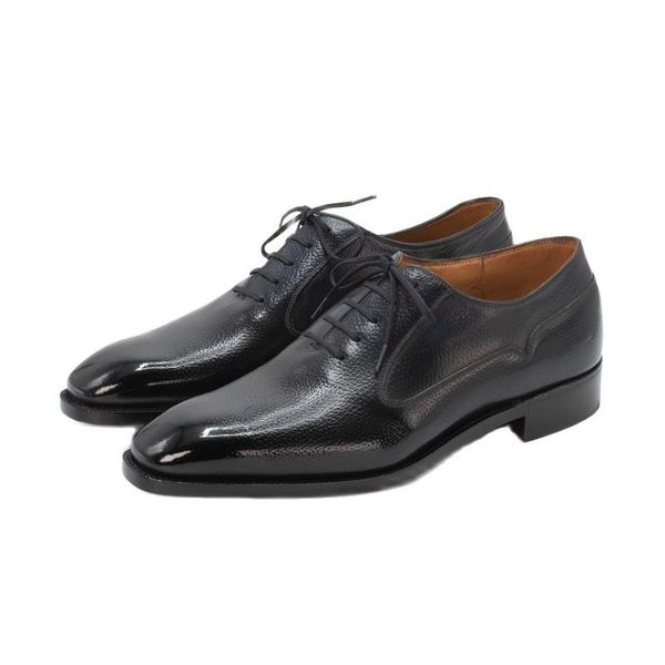 

dress shoes black oxford bridegroom wedding formal men office genuine original business designer