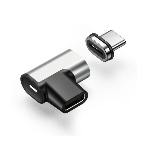 Universeller TYPE-C-Stecker-Adapter, USB 3.1 GEN2, 10 Gbit/s, magnetische Unterstützung, PD 100 W, Leistung über 4K-UHD-Display, Hub-Datensynchronisierung, USB-C-Stecker-Konverter