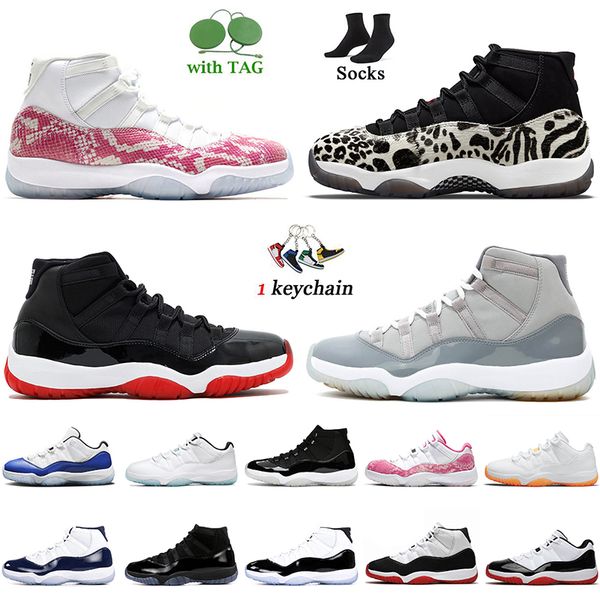 

authentic fashion jumpman 11 women men basketball shoes animal instinct 11s cool grey jubilee 25th anniversary high pink snakeskin womens me