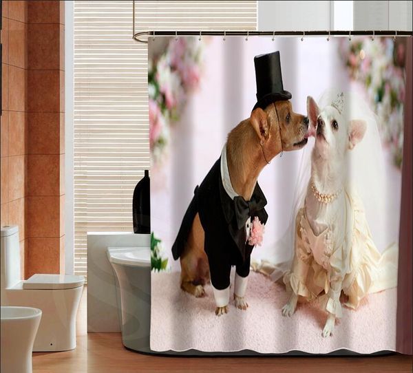 

shower curtains modern dog classicalcustom curtain bathroom decor more size sq0422-zhh-01