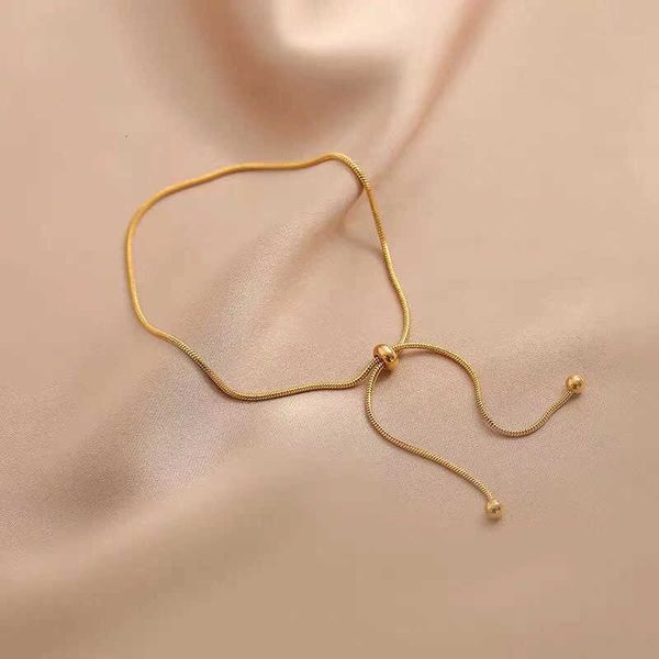 

korean version of simple snake bone pulling foot chain, Red;blue