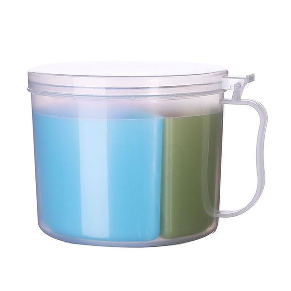 

storage bottles & jars seasoning box with spoon 3 compartments multi-grid spice container torage tool for kitchen sugar bowl pak