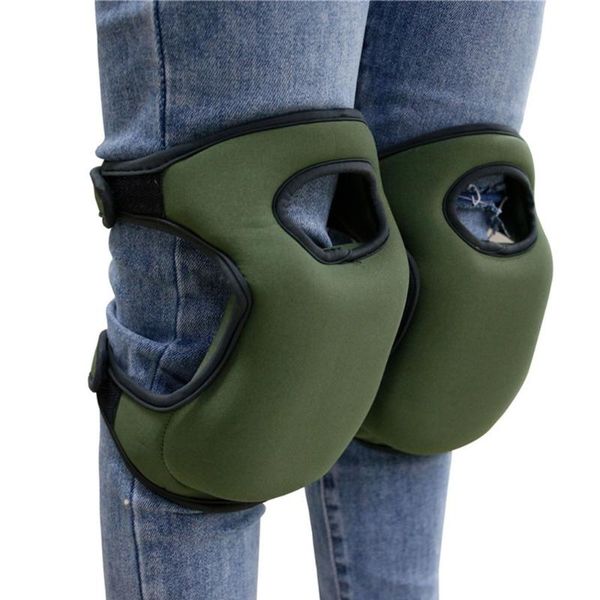 

elbow & knee pads 1 pair fitness running cycling support braces with soft foam for outdoor sports gardening hunting safety supplies, Black;gray