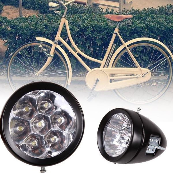 

metal shell bicycle light waterproof vintage bike front headlight accessory lights