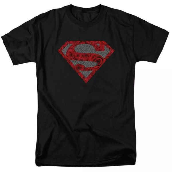

superman elephant rose shield t-shirt dc comics sizes s-3x new, White;black