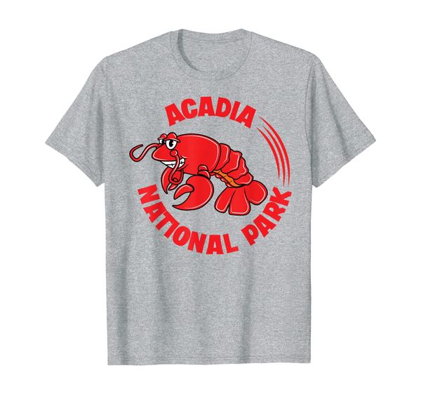 

maine shirt | me acadia national park lobster t-shirt, White;black