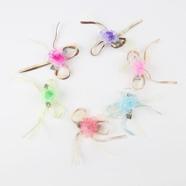

decorative flowers & wreaths 10 pieces manufacturer spot gift box packaging ribbon bow hairpin diy tie red wine perfume decoration home deco