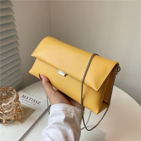

evening bags thin chain design soft pu leather shoulder underarm for women 2021 travel handbag fashion luxury simple crossbody purses
