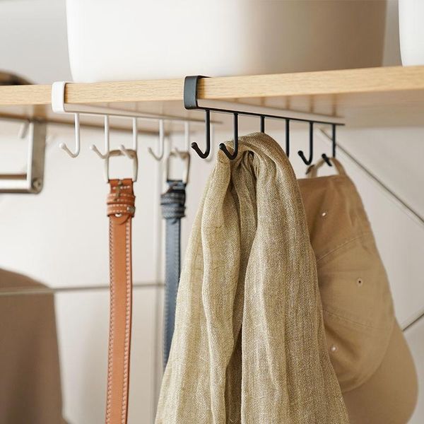 

hooks & rails kitchen hook ambry non - perforated wall hanging storage pendant utensils shelf almacenamiento en cocina