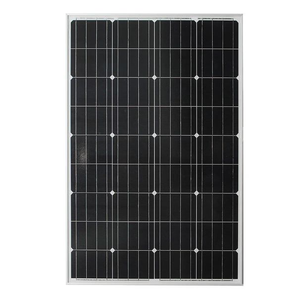 Painel solar de silício monocristalino flexível de alta eficiência Elfeland M-90 90W 18V - prata