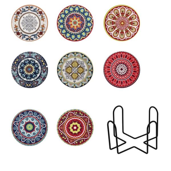 

mats & pads 1 set household coasters cup mug (assorted color)