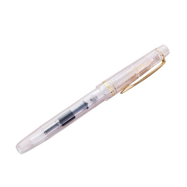 

fountain pens wingsung nice quality transparent pen f/ef nib for choose student writing ink school office supplies