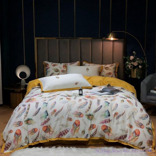 

bedding sets american style double-strand long-staple cotton brushed 100tc duvet cover pure autumn winter warm set